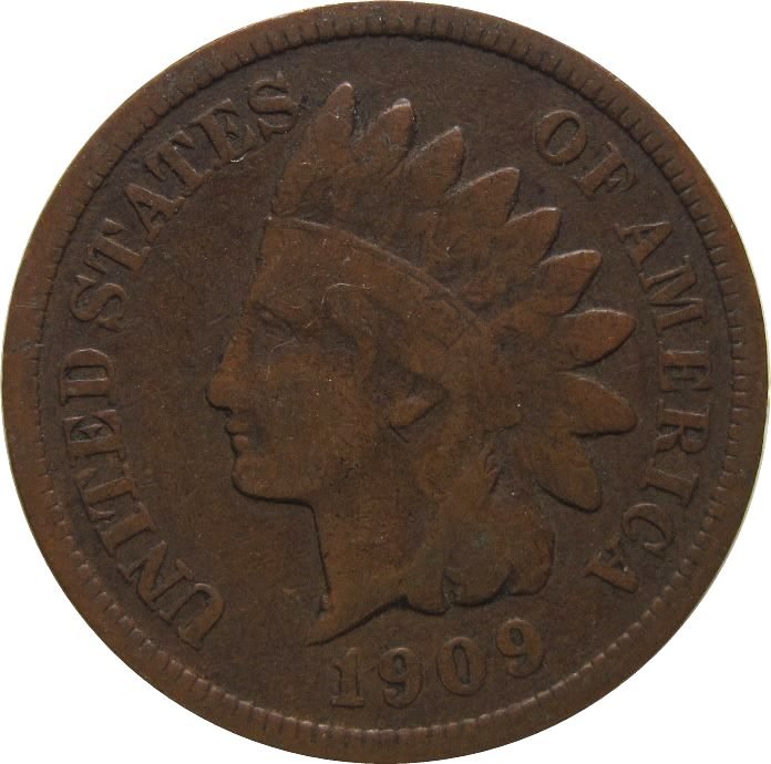 1909 Indian Head Cent