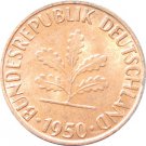 1950 G Germany 1 Pfennig #2 1950 G Germany 1 Pfennig #2