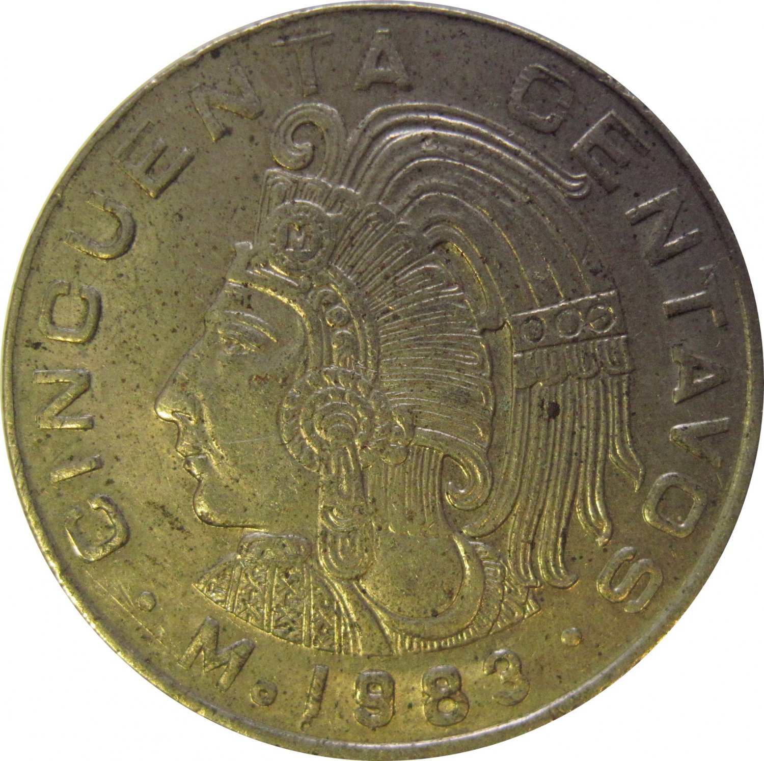 1983 Mexico 50 Centavos