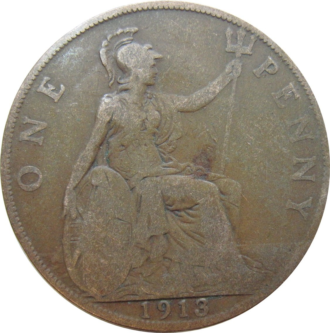 1913 Great Britain One Penny