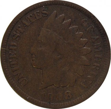 1908 Indian Head Cent