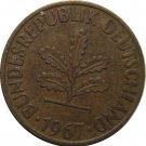 1967 J Germany 10 Pfennig