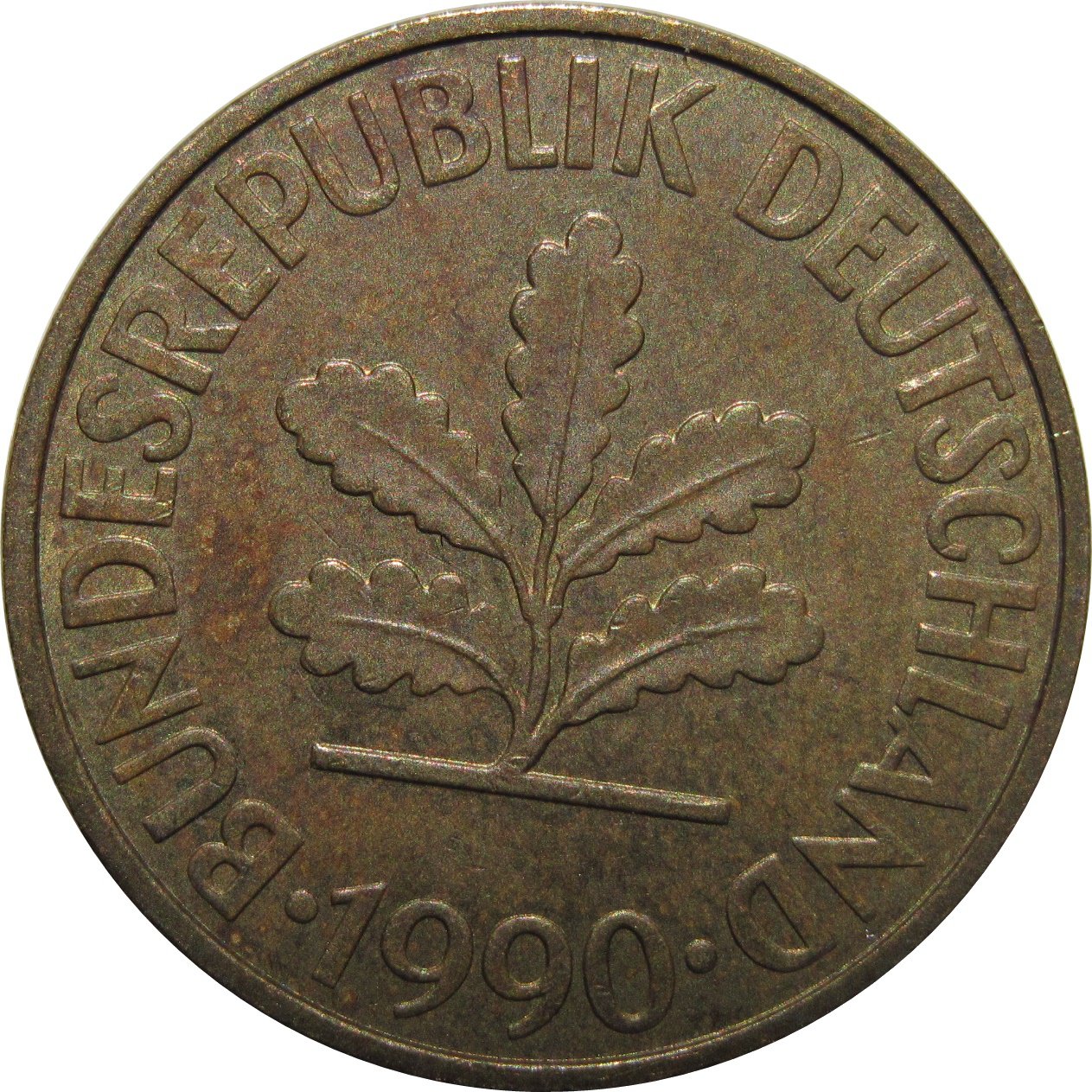 10 pfennig 1990 j