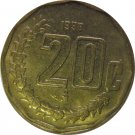 1998 Mexico 20 Centavos