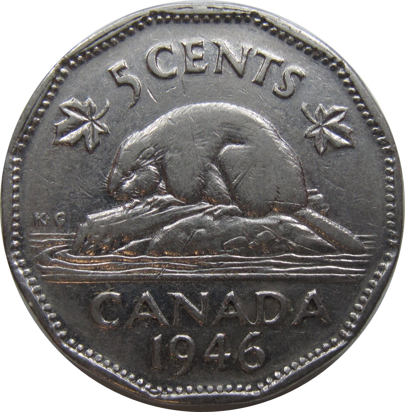 1946 Canadian 5 Cent