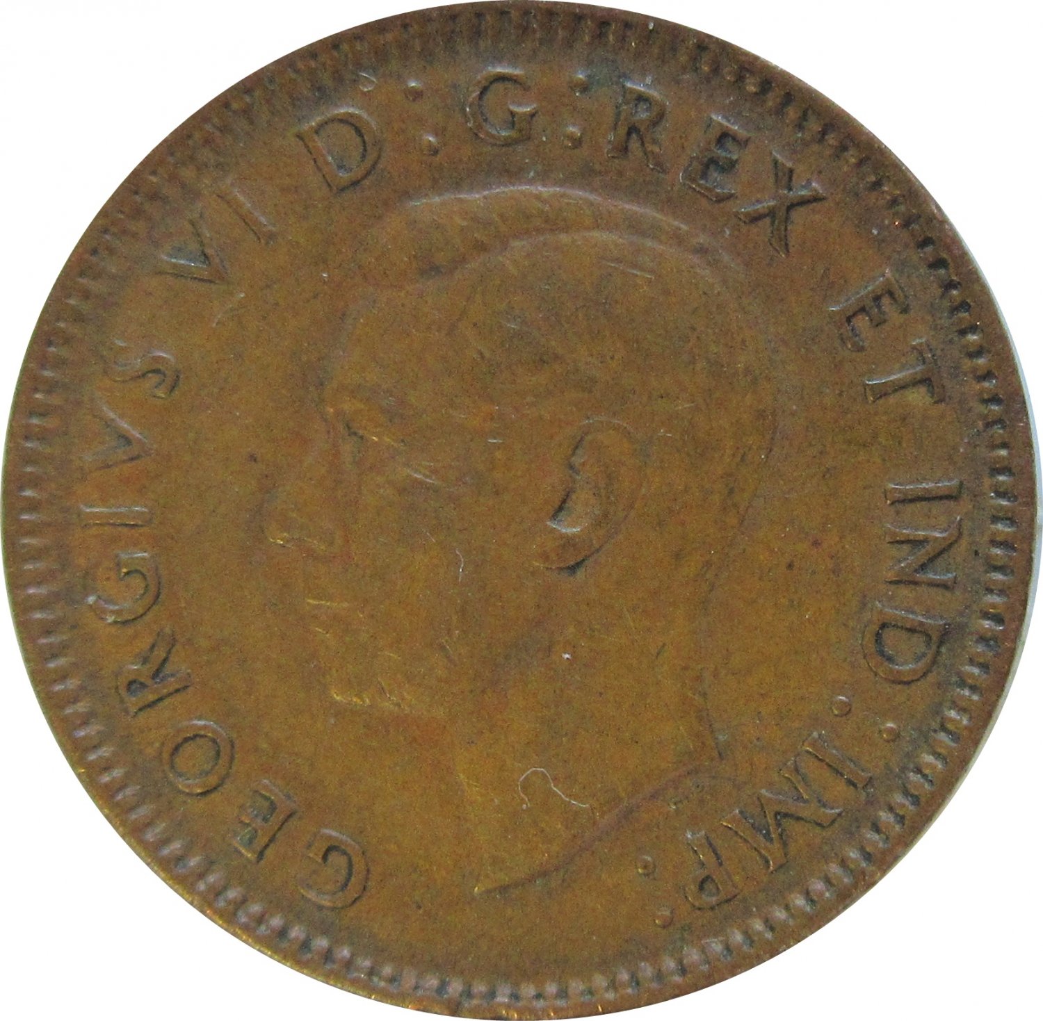 1942 Canadian Cent