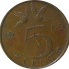 1965 Netherlands 5 Cents