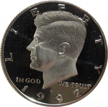 1992 S Kennedy Half Proof,  Impaired
