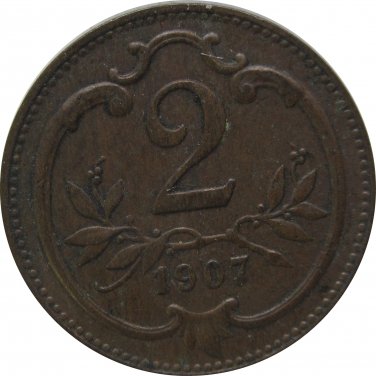 1907 Austria 2 HelIer