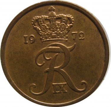 1972 Denmark 5 Ore