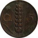 1928 Italy 5 Centesimi 1928 Italy 5 Centesimi