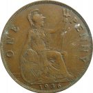 1936 Great Britain One Penny 1936 Great Britain One Penny