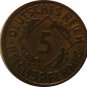 1925 A Germany 5 Pfennig