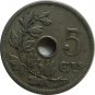 1906 Belguim 5 Centimes