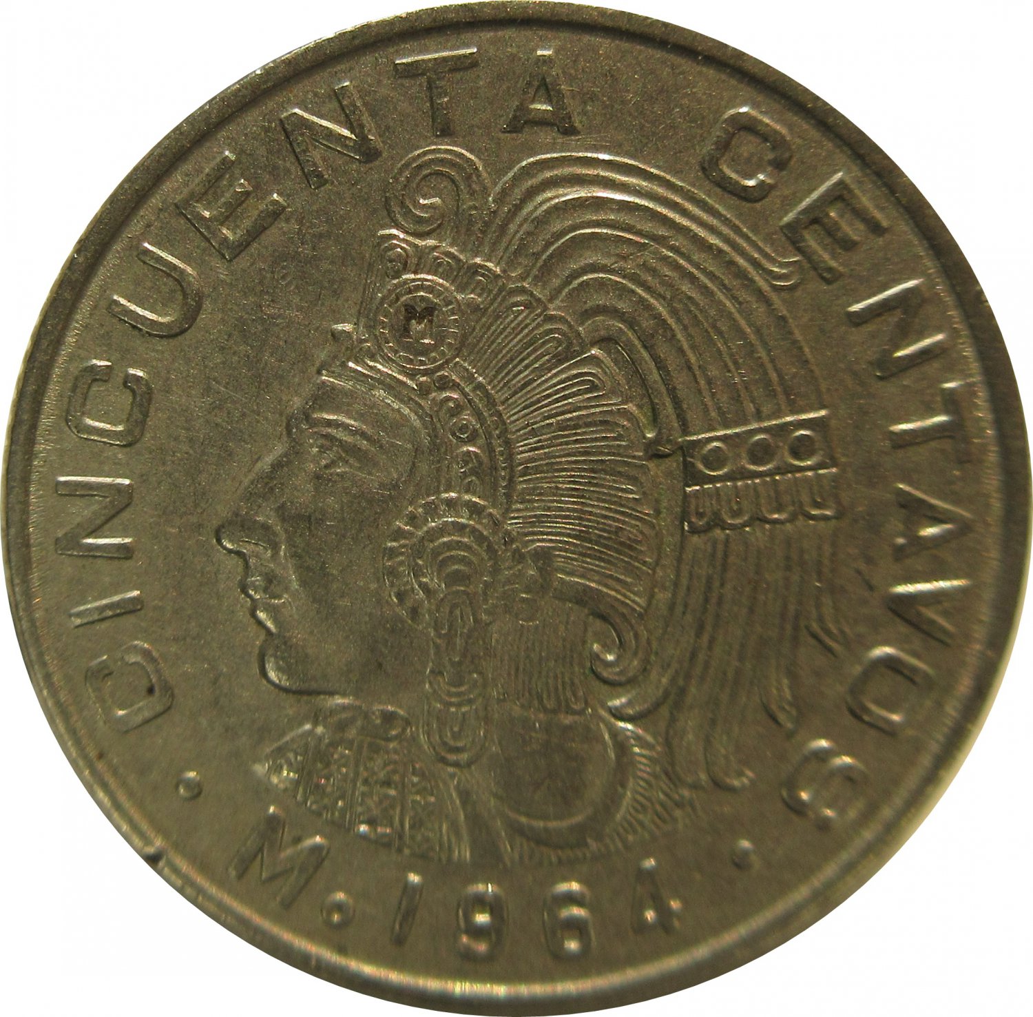 1964 Mexico 50 Centavos