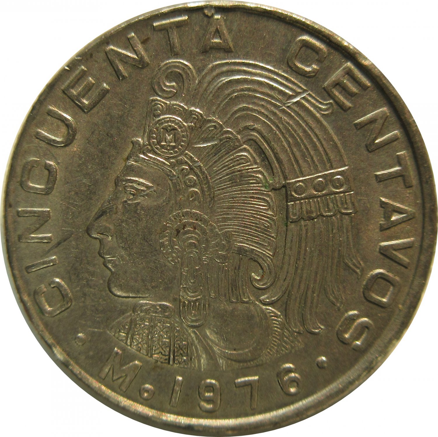 1976 Mexico 50 Centavos