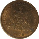1978 Trinidad and Tobago 1 Cent 1978 Trinidad and Tobago 1 Cent