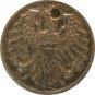 1954 Austria 2 Groschen (HOLED)