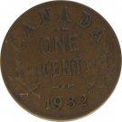 1932 Canadian Cent