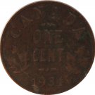1934 Canadian Cent