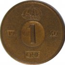 1960 Sweden 1 Ore