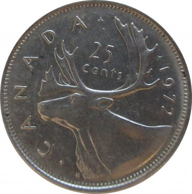 1972 Canadian Quarter