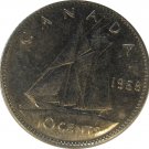 1968 Canadian Dime Nickel