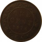 1876-H Canadian Large Cent