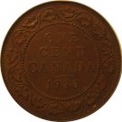 1920 Canadian Large Cent