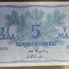 1963 5 VIISI Markkaa O1820401 1963 5 VIISI Markkaa O1820401