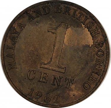 Malaya 1962 1 Cent