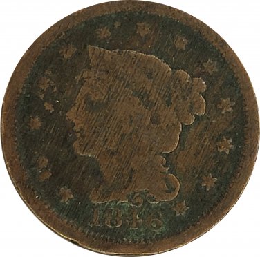 1846 US Large Cent RH