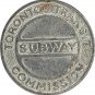 Toronto Subway Transit Token