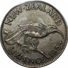 1954 New Zealand 6 Pence
