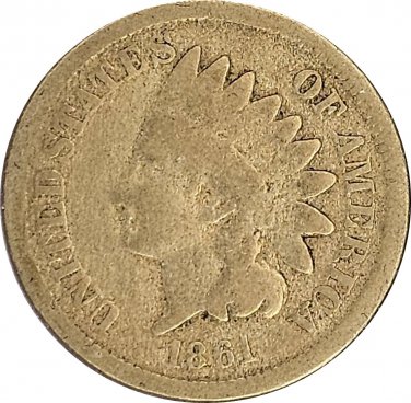 1861 Indian Head Cent (DO)
