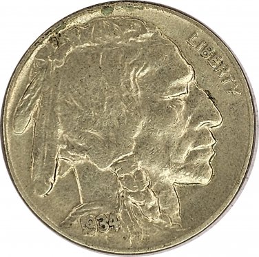 1934 Buffalo Nickel DO
