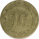 1905 Germany 10 Pfennig (DO) 1905 Germany 10 Pfennig (DO)