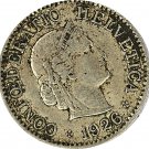 1926 Switzerland 5 Rappan (DO) 1926 Switzerland 5 Rappan (DO)