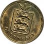 1906 Guernesey 2 Doubles (DO) Nice AU coin 18,000 mintage
