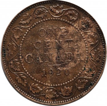 1920 Canadian Cent #3 DO