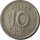 1962 Sweden 10 Ore (SILVER 125)
