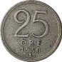 1950 Sweden 25 Ore (SILVER 125)