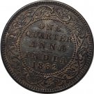 1862 India British 1/4 ANA