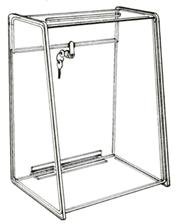 Tall Hinged Ballot Box