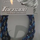 Phiten Tornado Titanium Necklace Navy/Black NIB