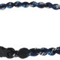 Phiten Tornado Titanium Necklace Navy/Black NIB