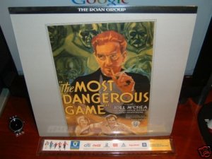 Laserdisc  THE MOST DANGEROUS GAME (1932) Joel McCrea Lot#2 SEALED UNOPENED Classic LD