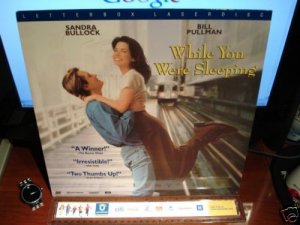 Laserdisc WHILE YOU WERE SLEEPING 1995 Sandra Bullock Lot#5 LTBX THX LD