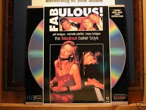Laserdisc THE FABULOUS BAKER BOYS 1989 Jeff Bridges FS LD