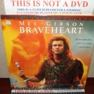 Laserdisc BRAVEHEART 1995 Mel Gibson Lot#6 LTBX THX Movie [LDLV33118-2WS]